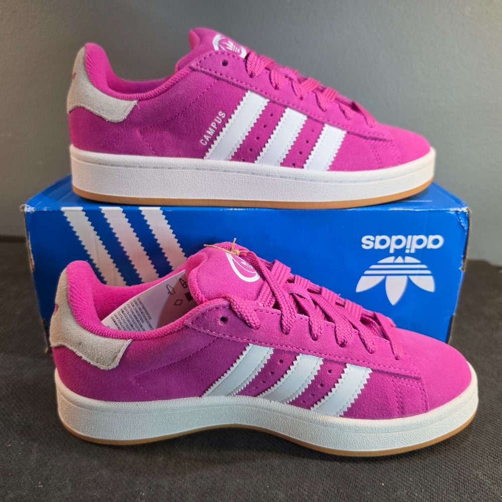 New Sz 5.5 Adidas Campus 00s J Semi Lucid Fuchsia Pink Gum (GS) IG9156 Summer - Picture 2 of 9